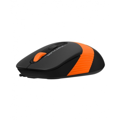 Мышь A4Tech Fstyler FM10 черный/оранжевый USB (4but) - фото 3
