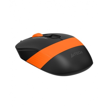 Мышь A4Tech Fstyler FM10 черный/оранжевый USB (4but) - фото 4