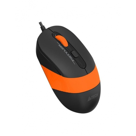 Мышь A4Tech Fstyler FM10 черный/оранжевый USB (4but) - фото 5