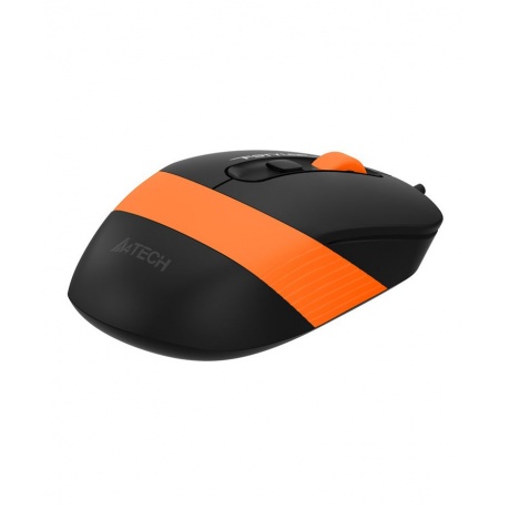 Мышь A4Tech Fstyler FM10 черный/оранжевый USB (4but) - фото 6
