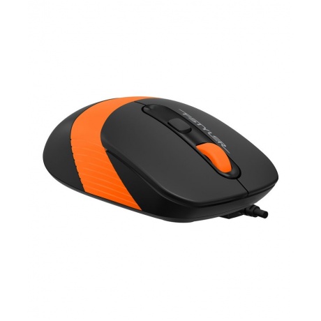 Мышь A4Tech Fstyler FM10 черный/оранжевый USB (4but) - фото 7