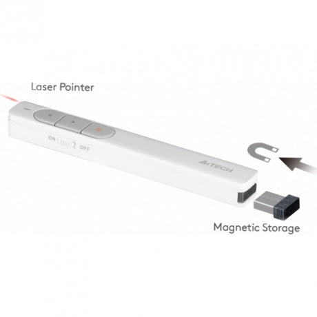 Презентер A4Tech Fstyler LP15 Radio USB белый - фото 10