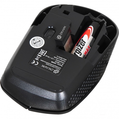 Мышь Oklick 486MW черный - фото 8