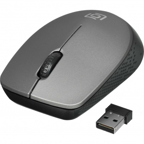 Мышь Oklick 486MW серый/черный - фото 2