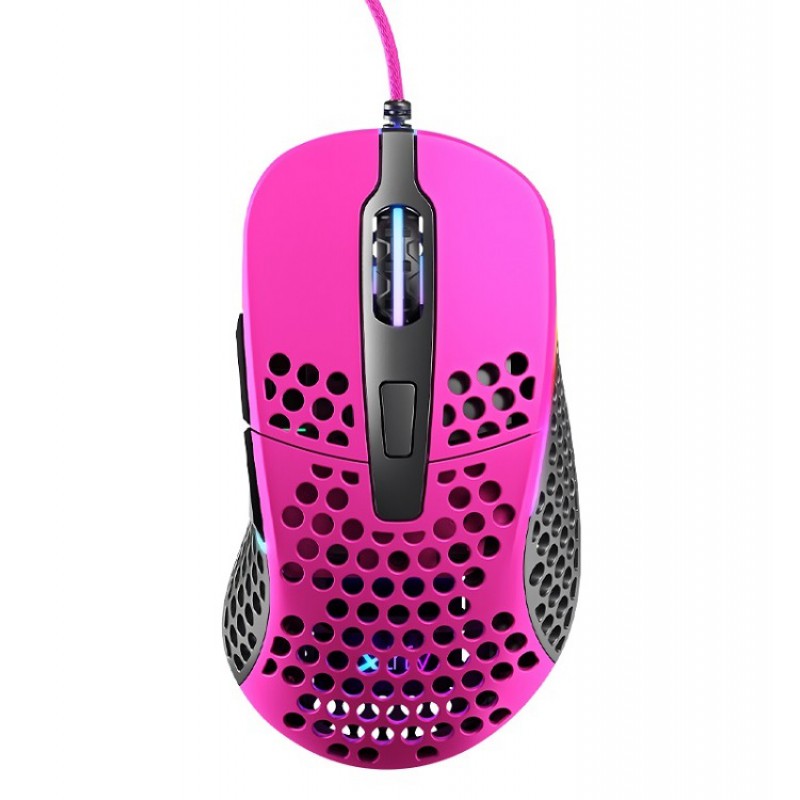 

Мышь Xtrfy M4 RGB Pink, Черный;розовый;rgb