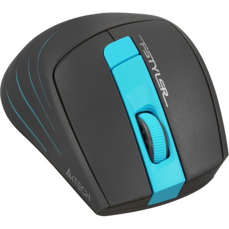 Мышь A4Tech Fstyler FG30S серый/синий - фото 7