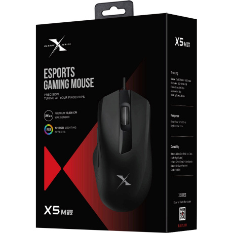 Мышь A4Tech Bloody X5 Max черный - фото 14
