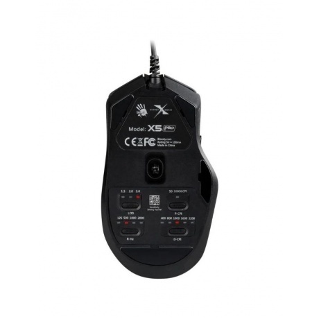 Мышь A4Tech Bloody X5 Pro черный - фото 4