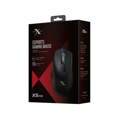 Мышь A4Tech Bloody X5 Pro черный - фото 5