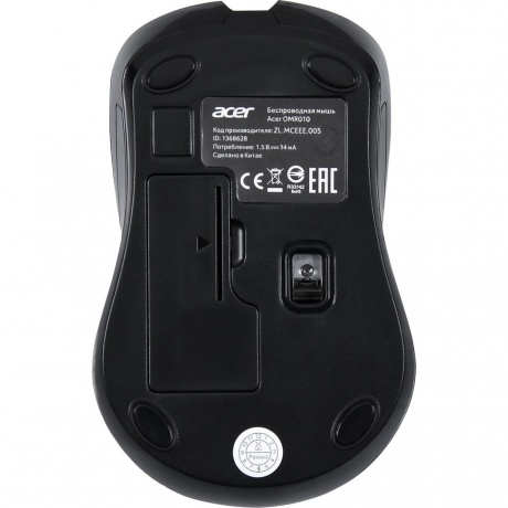 Мышь Acer OMR010 (ZL.MCEEE.005) черный - фото 4