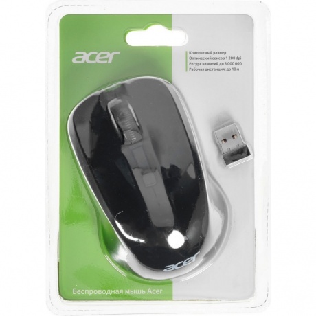 Мышь Acer OMR010 (ZL.MCEEE.005) черный - фото 6