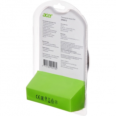 Мышь Acer OMW012 (ZL.MCEEE.003) черный/красный - фото 11