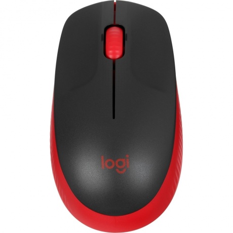 Мышь Logitech M190 красный/черный