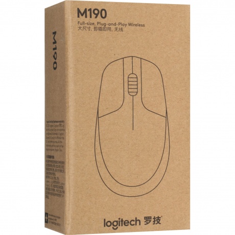 Мышь Logitech M190 черный - фото 10