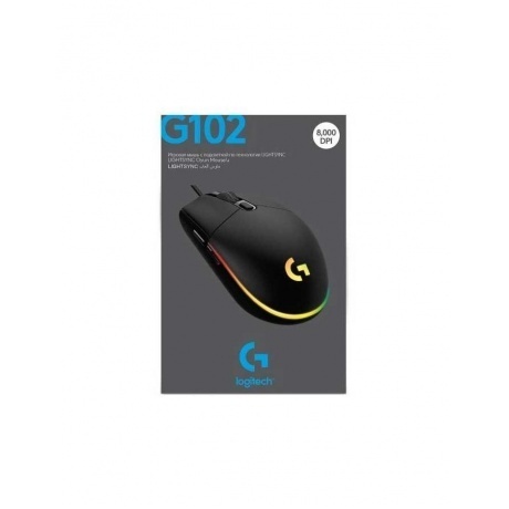 Мышь Logitech G102 LIGHTSYNC BLACK (910-005823) - фото 6