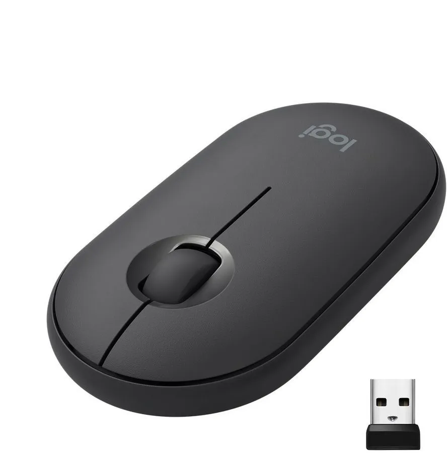Мышь беспроводная Logitech Pebble M350 Graphite (910-005718) - фото 6
