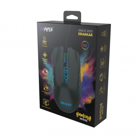 Мышь Hiper GMUS-3000 DRAKKAR (GMUS-3000) - фото 7