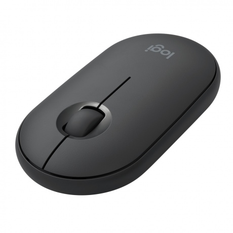 Мышь беспроводная Logitech M350 Pebble Mouse, black (910-005718) - фото 3