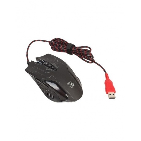 Мышь A4Tech Bloody Q51 черный/рисунок - фото 4