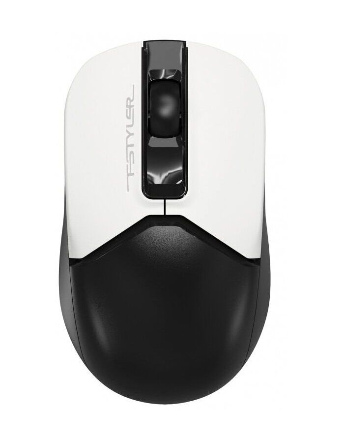 Мышь A4Tech Fstyler FG12 Panda белый/черный мышь беспроводная a4tech fstyler fg12 black wireless