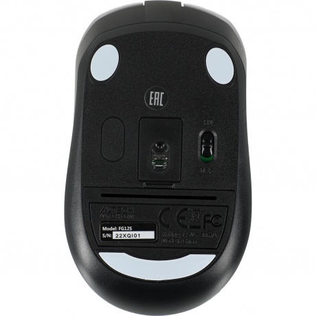 Мышь A4Tech Fstyler FG12S Panda белый/черный - фото 12