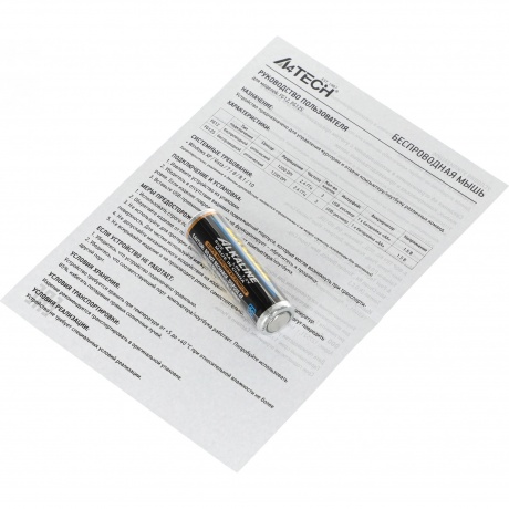 Мышь A4Tech Fstyler FG12S Panda белый/черный - фото 14