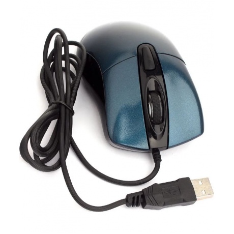 Мышь Gembird MOP-415-B USB синий - фото 5