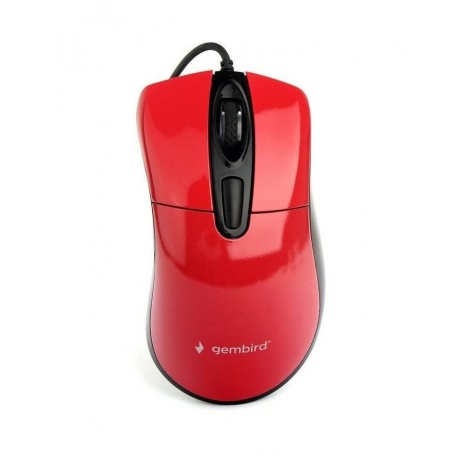 Мышь Gembird MOP-415-R USB красный - фото 1