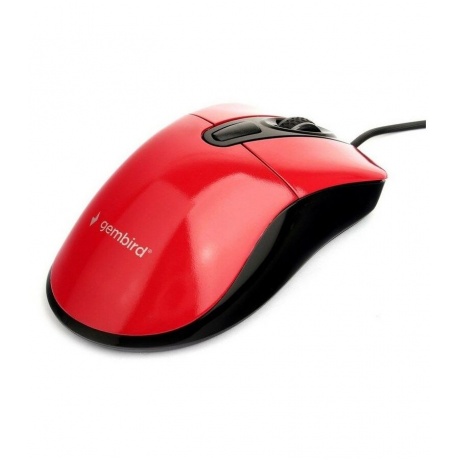 Мышь Gembird MOP-415-R USB красный - фото 2
