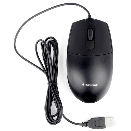 Мышь Gembird MOP-420 USB черный - фото 3