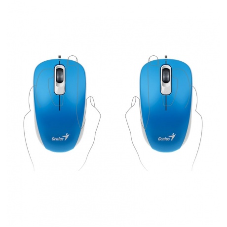 Мышь Genius Mouse DX-110 (31010009402) Blue - фото 2