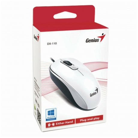 Мышь Genius Mouse DX-110 (31010009401) White - фото 5