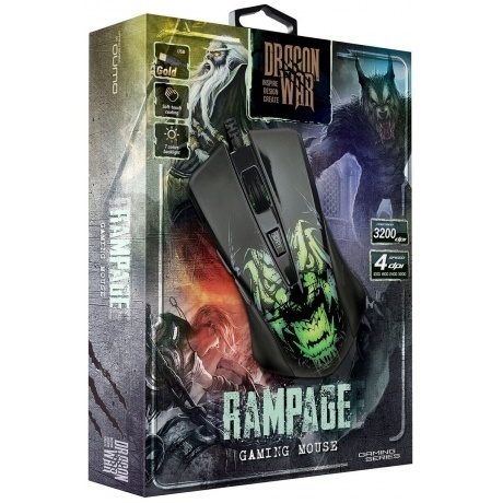 Мышь Qumo Rampage M49 (ZY-M124) - фото 7