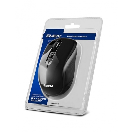 Мышь Sven RX-520S USB чёрная - фото 10