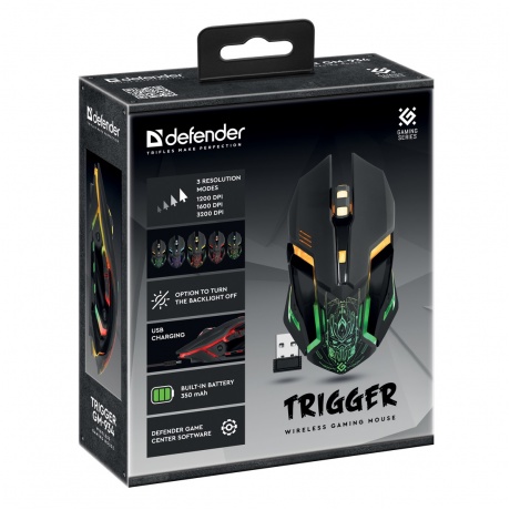 Мышь игровая Defender Trigger GM-934 (50560) - фото 8