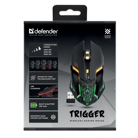 Мышь игровая Defender Trigger GM-934 (50560) - фото 9