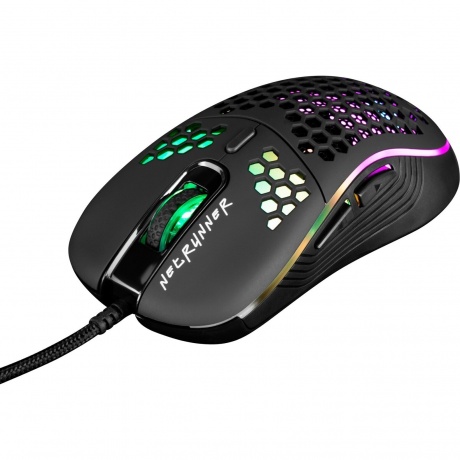 Мышь Oklick 713G Netrunner черный - фото 3