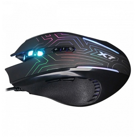 Мышь A4Tech X87 черный - фото 3