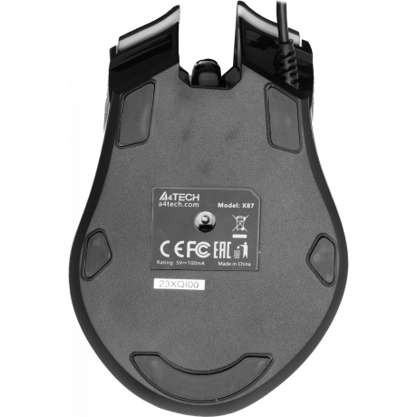 Мышь A4Tech X87 черный - фото 9
