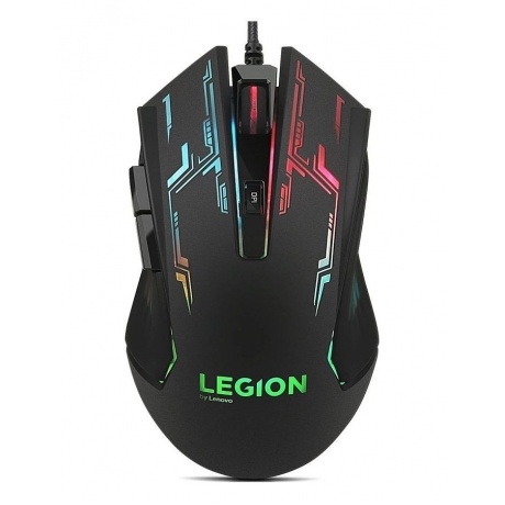 Мышь Lenovo Legion M200 RGB черный (GX30P93886)