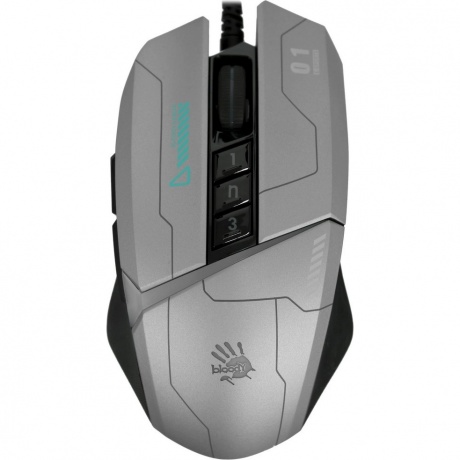 

Мышь A4Tech Bloody W60 Max Gun серый/черный
