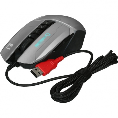 Мышь A4Tech Bloody W60 Max Gun серый/черный - фото 5