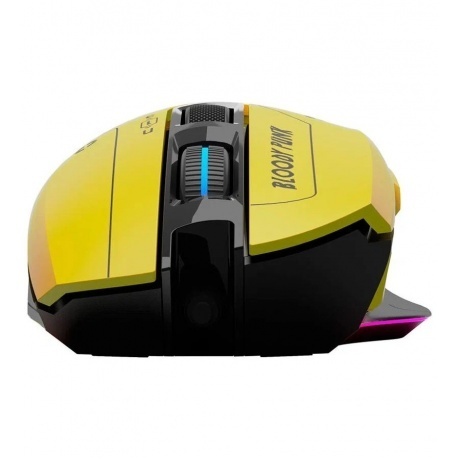 Мышь A4Tech Bloody W70 Max Punk желтый/черный - фото 5