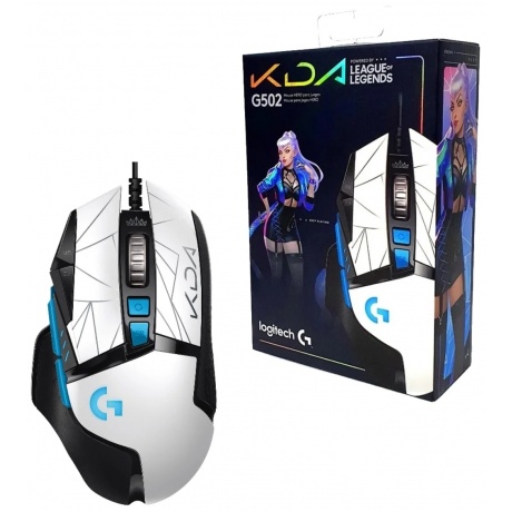 Мышь Logitech G502 Hero белый/черный (910-006097) - фото 3