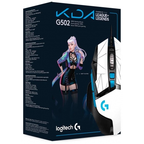 Мышь Logitech G502 Hero белый/черный (910-006097) - фото 4