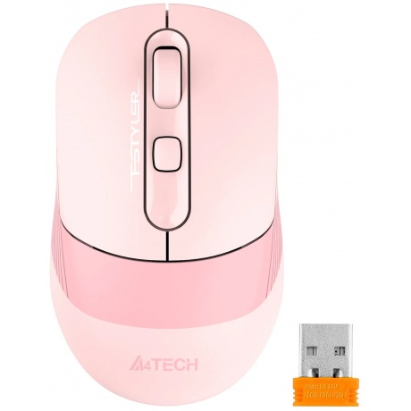 Мышь A4Tech Fstyler FB10C розовый - фото 4