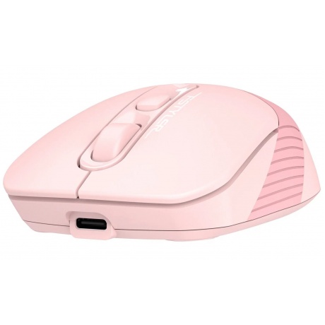 Мышь A4Tech Fstyler FB10C розовый - фото 6