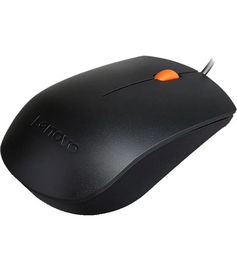 Мышь Lenovo 300 черный/оранжевый (GX30M39704) - фото 2