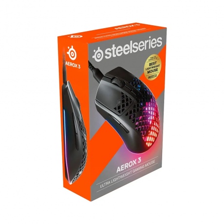 Мышь Steelseries Aerox 3 черный (62611) - фото 6