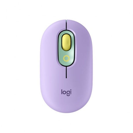 Мышь Logitech POP Mouse with emoji фиолетовый/зеленый (910-006547) - фото 1